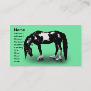 Skater Horse Business Card