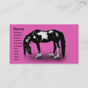 Skater Horse Business Card