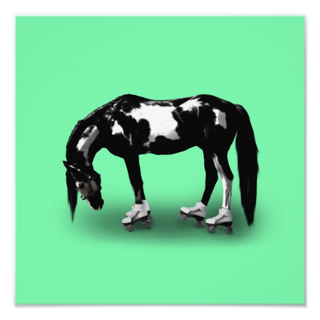 Skater Horse Photo Print (Front)