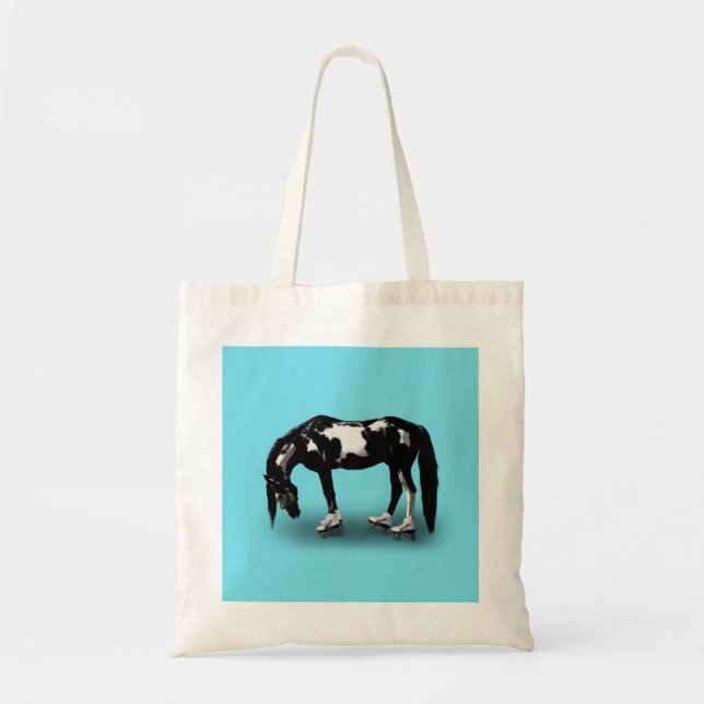 Skater Horse Tote Bag (Front)