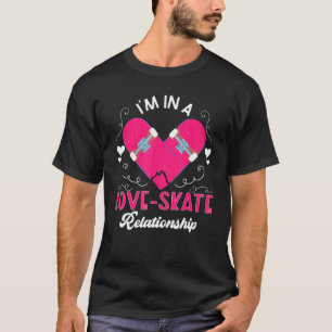 Skater Love Skate Skateboarding Old School Skate T-Shirt