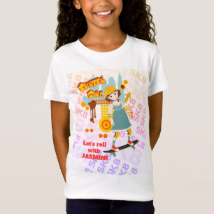 Skater Park Fun Girl Birthday Party T-Shirt