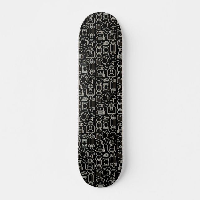Skater Print Skateboard (Front)