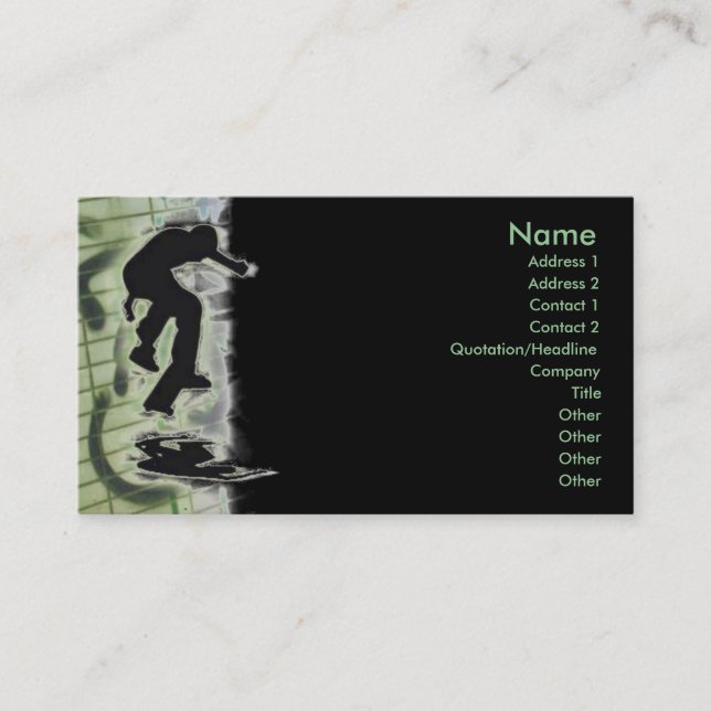 Skater Profile Card (Front)