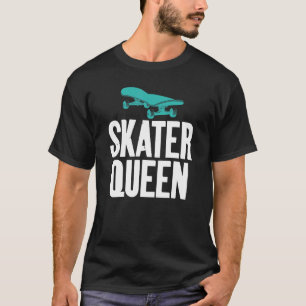 Skater Queen   Graphic Print for Skating Women T-Shirt