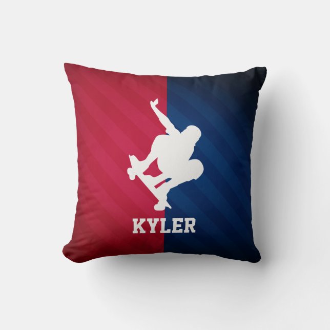 Skater; Red, White, and Blue Cushion (Front)