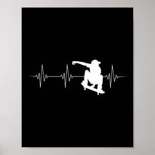 Skater Skateboarder Skateboarding Skateboard Board Poster