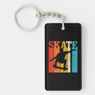 Skater Skateboarding Skateboard Skate Skating Key Ring