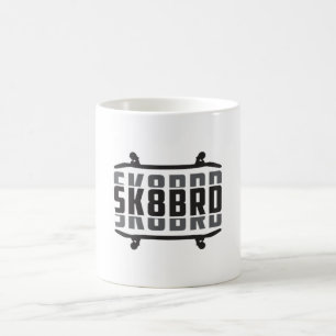 Skater Skating Skateboarding Skate Funny Gift Idea Coffee Mug