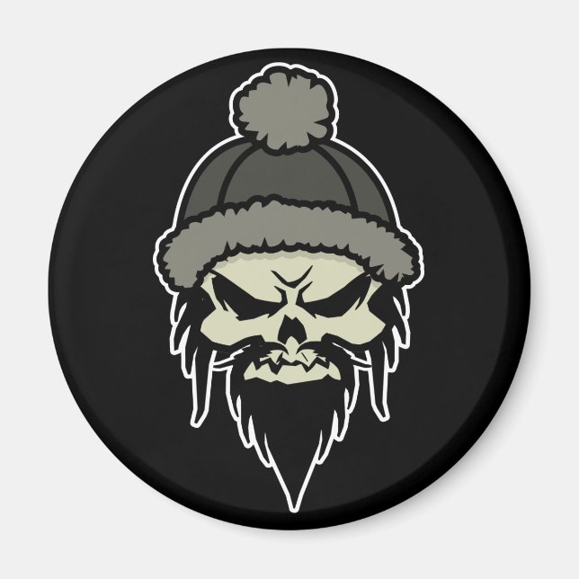 Skater Skull Magnet (Front)