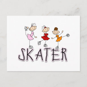 Skater T-shirts and Gifts Postcard