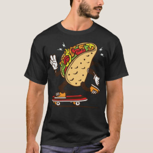 Skater taco skateboarding T-Shirt