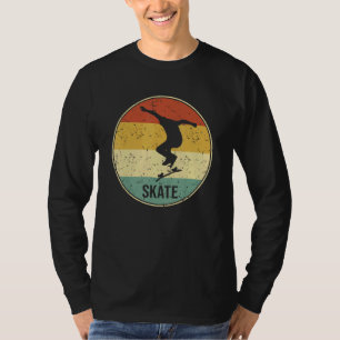 Skater Vintage Skateboard Retro Skateboarder Graph T-Shirt