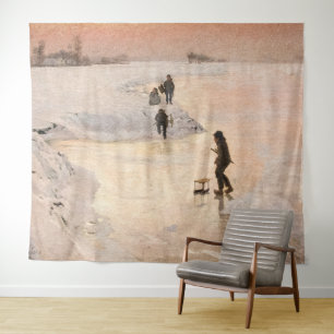 Skaters Emile Claus 1891 Tapestry
