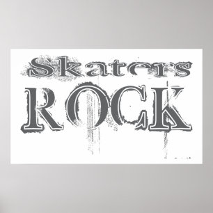 Skaters Rock Poster