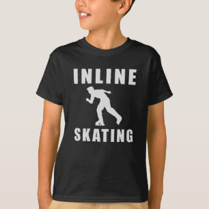 Skates Inline Skating Skater Inliner Funny Gift T-Shirt