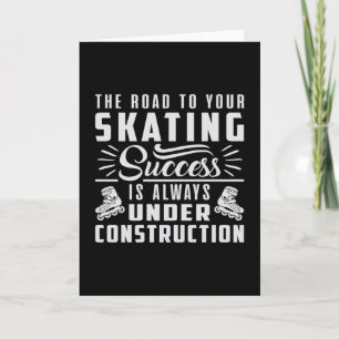 Skates Inline Skating Skating Inliner Funny Gift Card