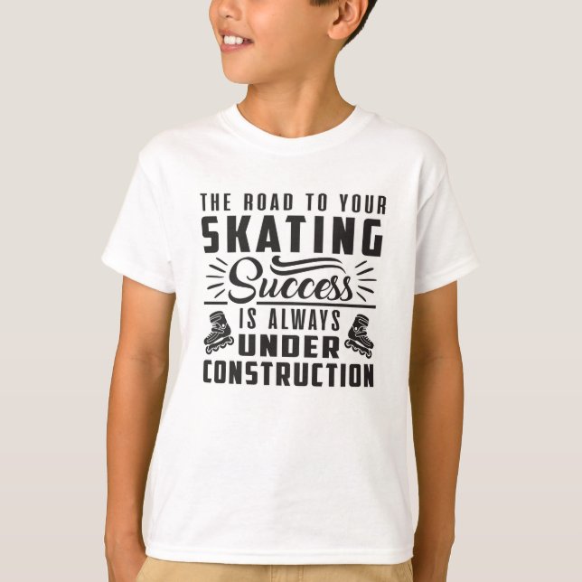 Skates Inline Skating Skating Inliner Gift Idea T-Shirt (Front)