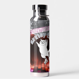 Skatey Cat Tumbler Water Bottle