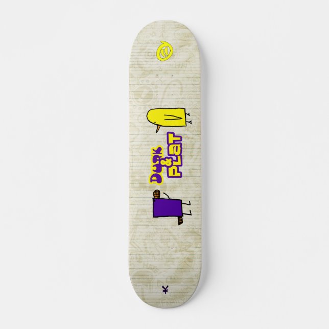 skateyourbrand - durkandplat skateboard (Front)