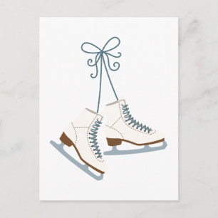 Skating Boots Postcard