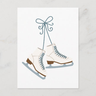 Skating Boots Postcard