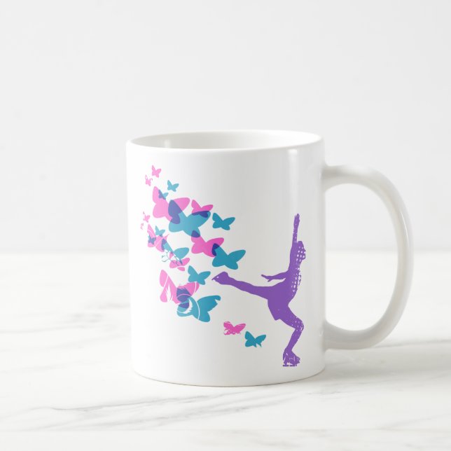 Skating Butterflies Mug (Right)