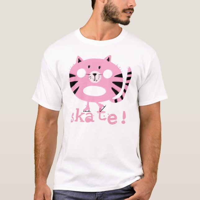 Skating Cat T-Shirt (Front)