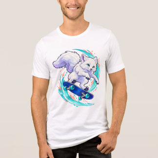 Skating Fox T-Shirt Tri-Blend Shirt