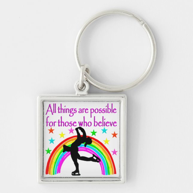 SKATING IS MY LIFE KEY RING (Front)