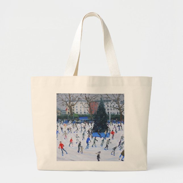 Skating Natural History Museum 2012 Large Tote Bag (Front)