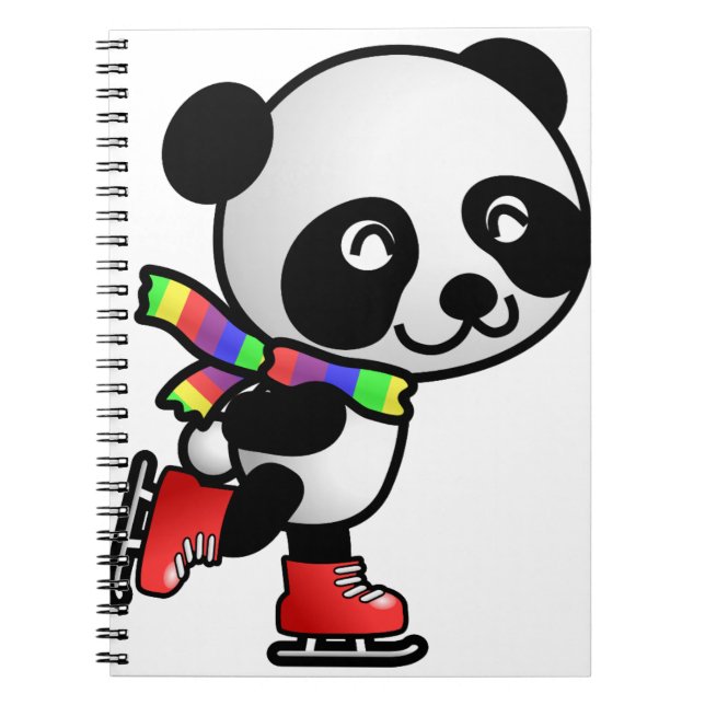 Skating Panda Notebook (Front)