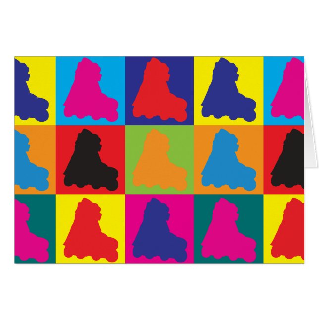 Skating Pop Art (Front Horizontal)