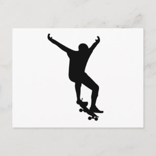 Skating Postcard