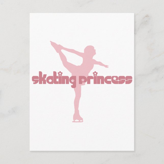 Skating Princess Postcard (Front)