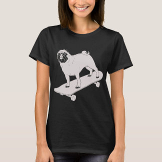 Skating Pug T-Shirt
