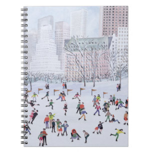 Skating Rink Central Park New York 1994 Notebook