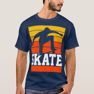 Skating Skater Skateboard Retro T-Shirt