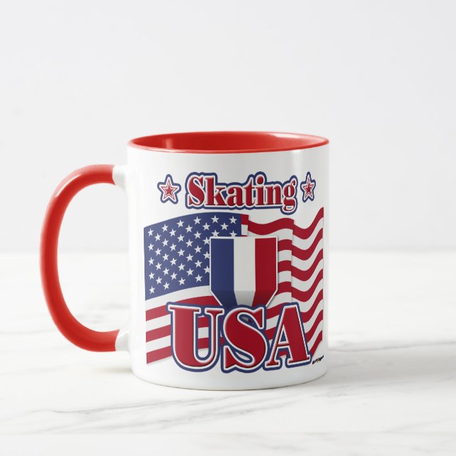 Skating USA Mug (Left)