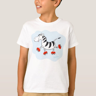Skating Zebra T-Shirt