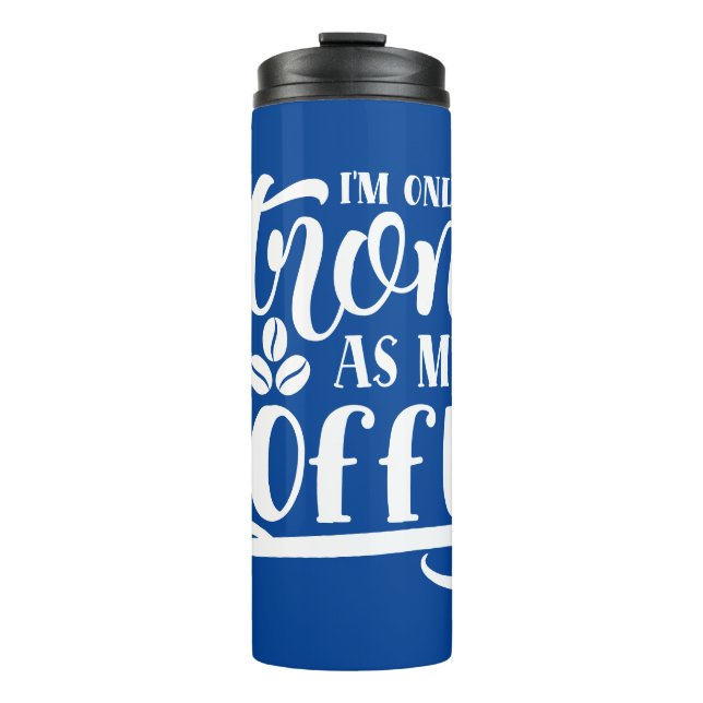 SKAYMARTS | Am Only Strong As My Coffee Tumbler (Front)