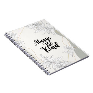Skaymarts | Artistic background Always be Kind Notebook