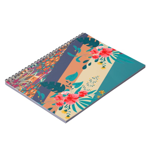 Skaymarts | Beautiful Floral Design Multipurpose Notebook (Left Side)