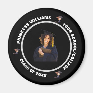 Skaymarts   Black & White Photo Graduation Magnet