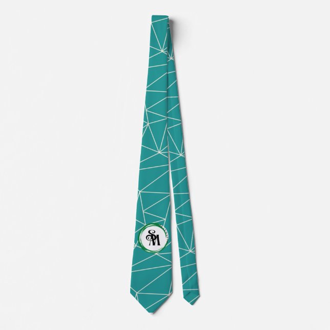 Skaymarts | Customised Business Logo Boho Pattern Tie (Front)