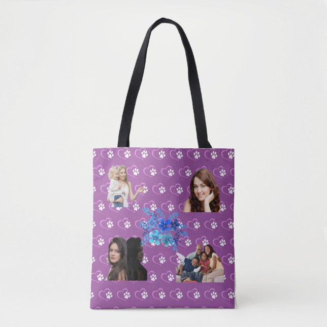 Skaymarts | Floral Photos Pow Prints Tote Bag (Front)