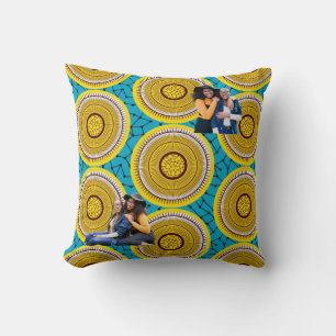 SKAYMARTS Photo African Prints Throw Pillow
