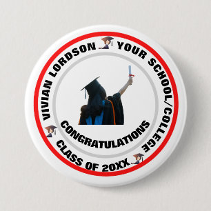 Skaymarts   Ring Circle Graduation Celebration  7.5 Cm Round Badge