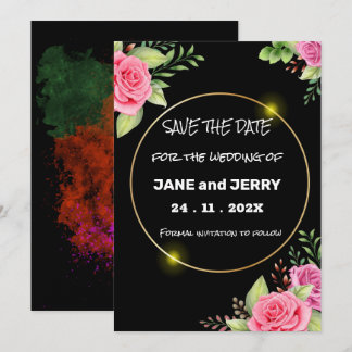 Skaymarts | Simple Floral Beautiful  Save The Date