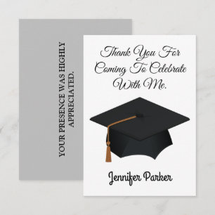 Skaymarts   Special Graduation Thank You Card